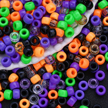 6x9mm Halloween Acrylic Big Hole Beads