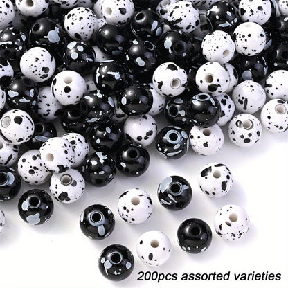 Multicolor Cylinder Tube CCB Spacer Beads
