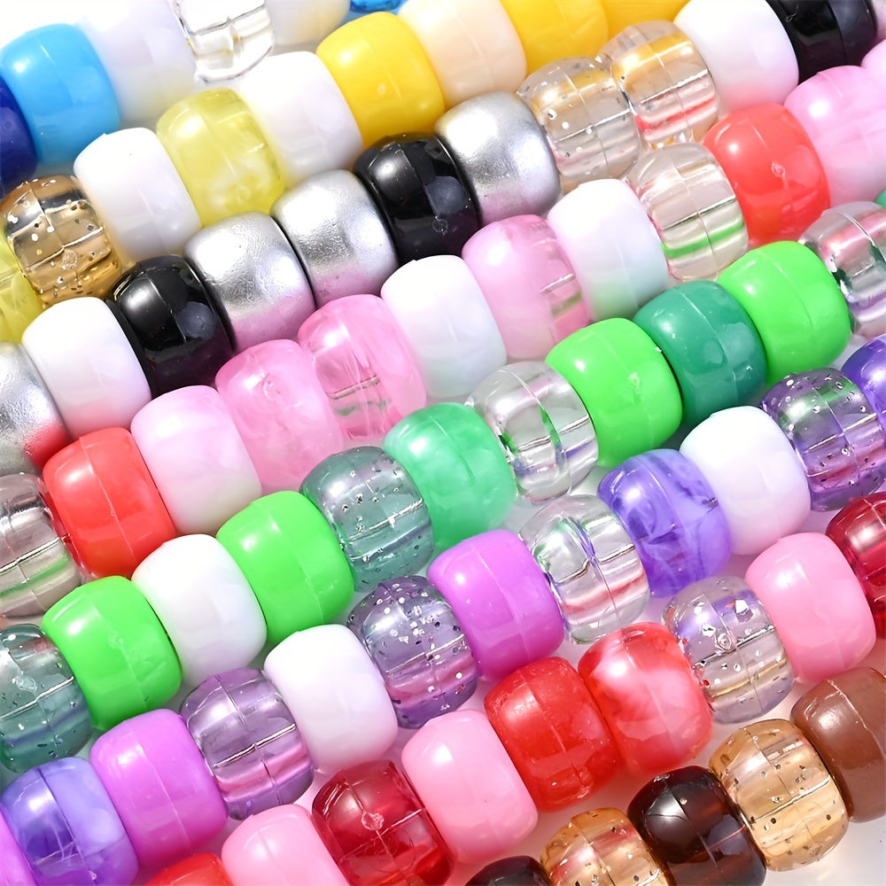 Colorful Transparent Faceted Artificial Crystal Beads