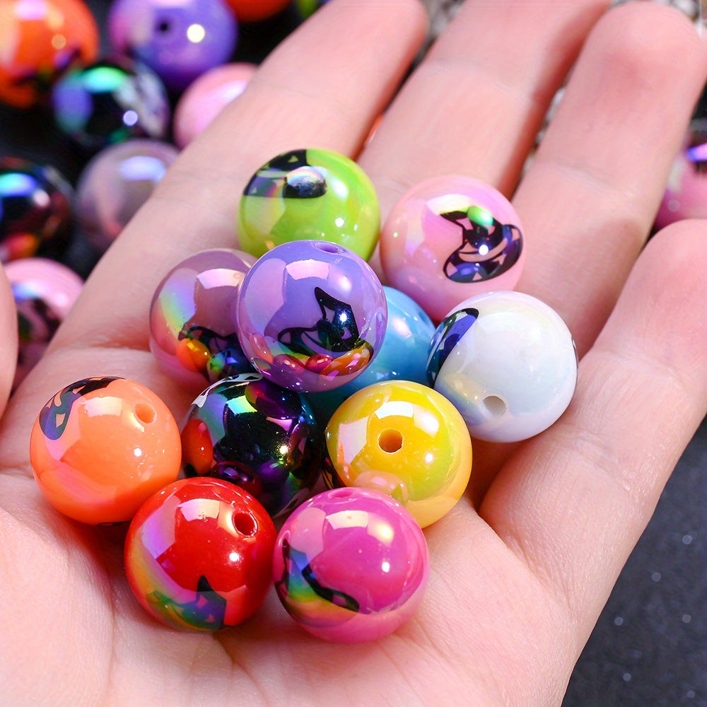 16mm Halloween AB Color Acrylic Beads