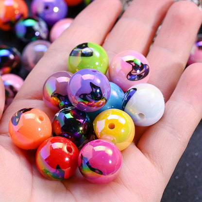 16mm Halloween AB Color Acrylic Beads