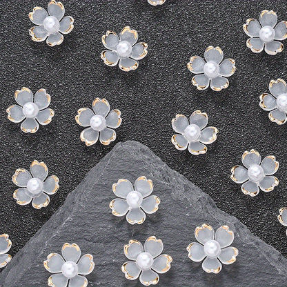 15mm Translucent Flower Acrylic Beads
