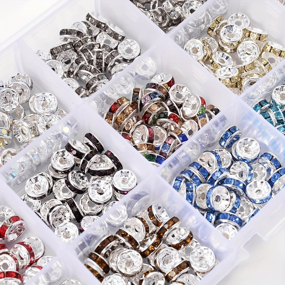 Multicolor AB Plated Halloween Skull Beads