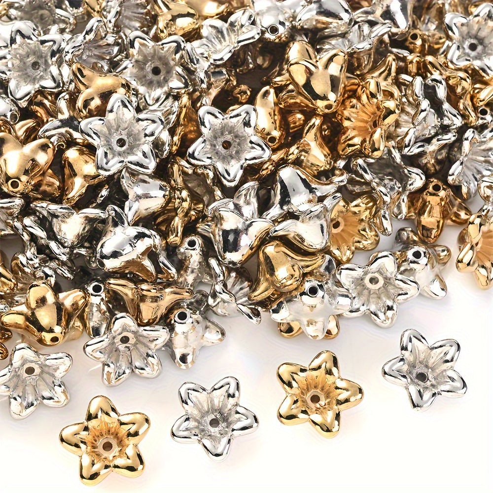 Five-Petaled Flower Plastic Beads