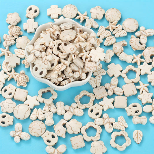 30g Natural Turquoise Beads Assortment