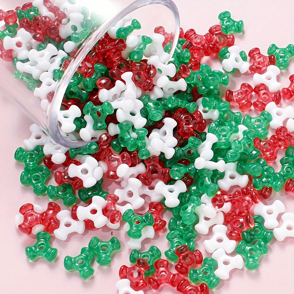 Christmas Acrylic Loose Spacer Beads