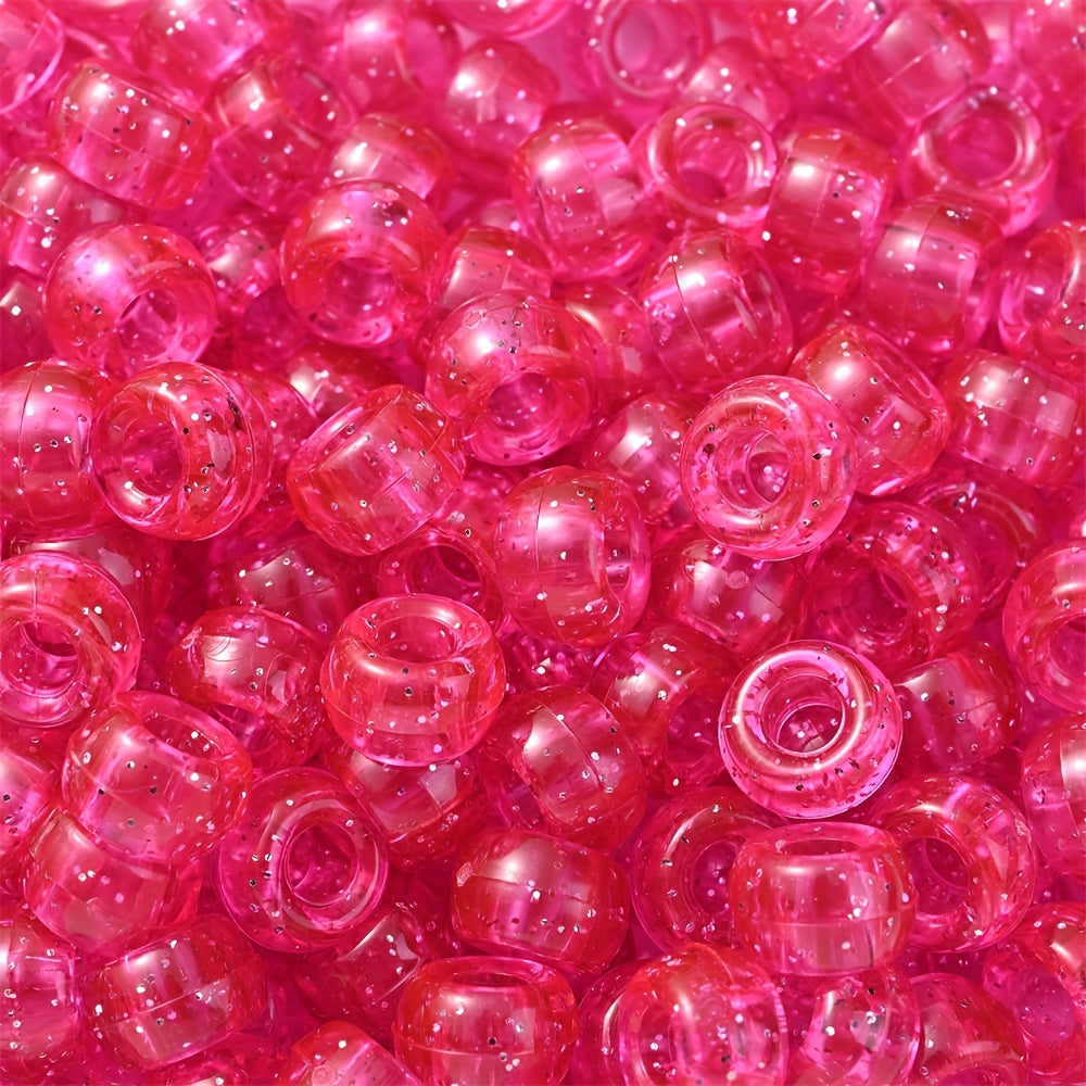 Rainbow Color Gradient Faceted Glass Beads