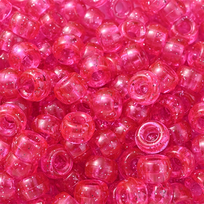 Rainbow Color Gradient Faceted Glass Beads
