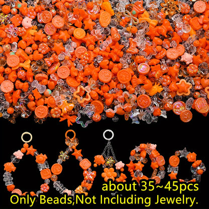 40g/bag Summer Color Acrylic Mixed Beads