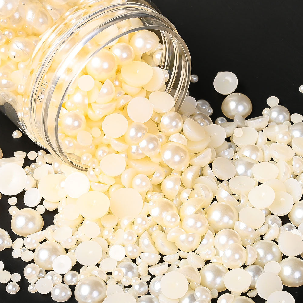 Classic Rhinestone & Pearl Bead Mix