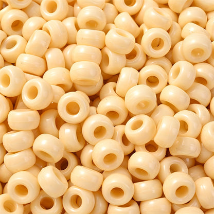 100pcs 7mm Solid Color Acrylic Beads