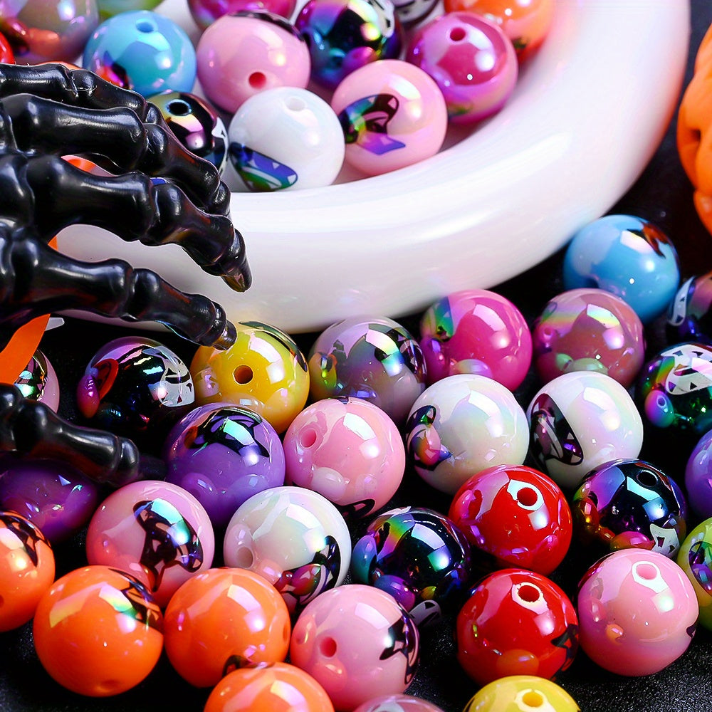 16mm Halloween AB Color Acrylic Beads