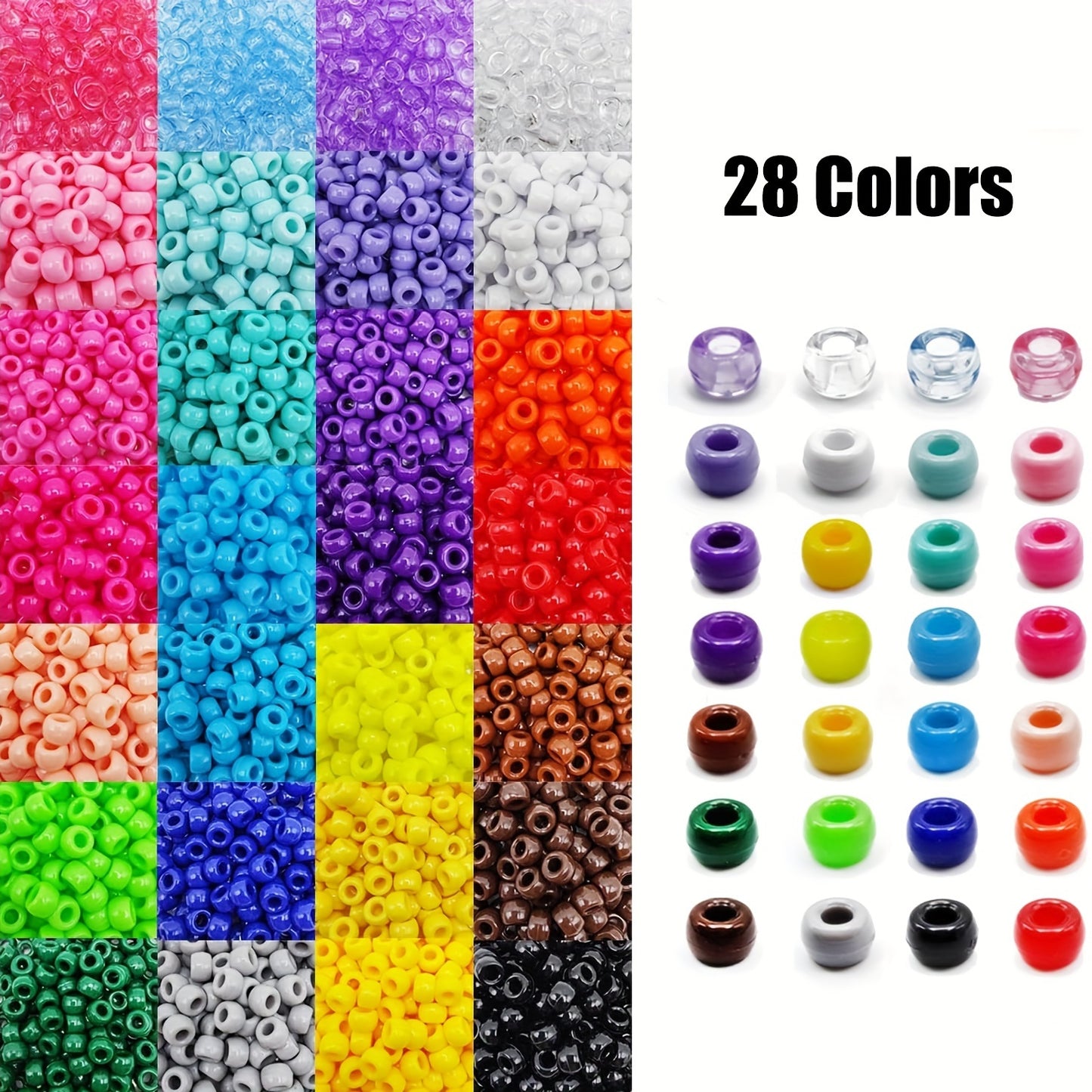 Mixed Color Shape Halloween Wood Beads
