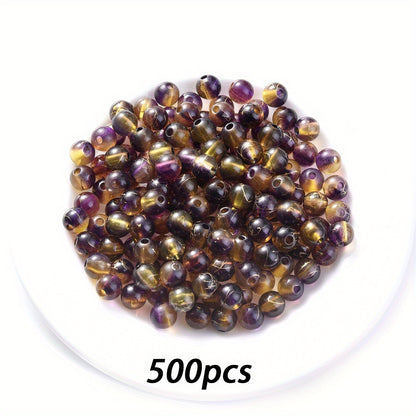 Blue Stone Round Spacer Beads