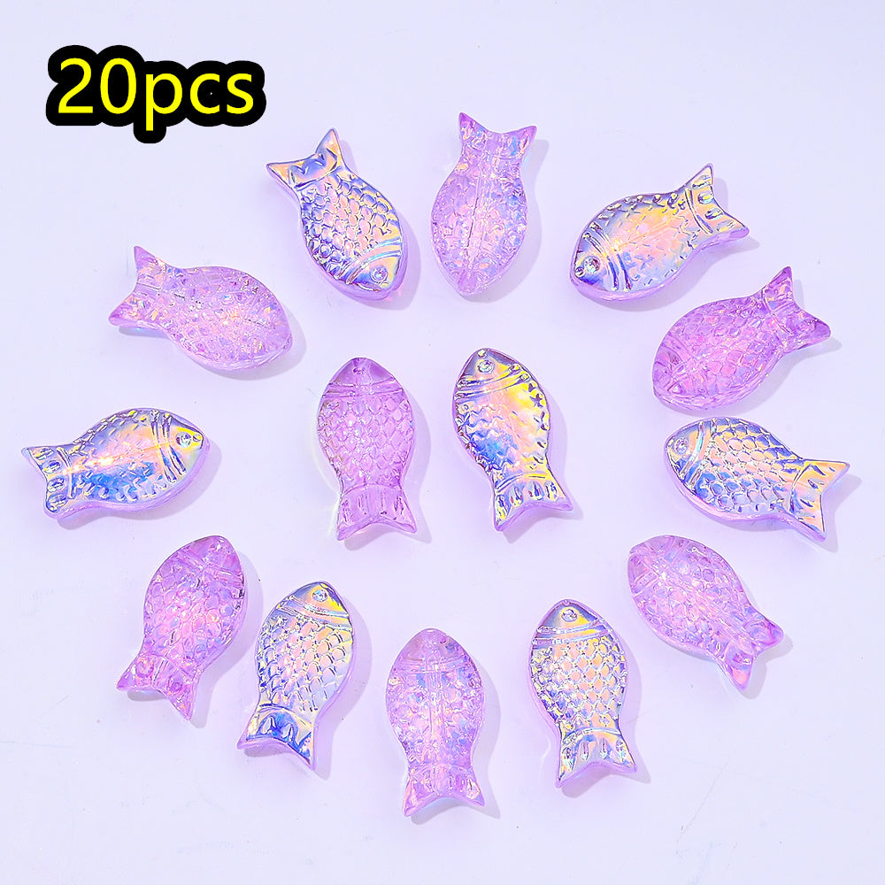 Gradient Goldfish Glass Beads