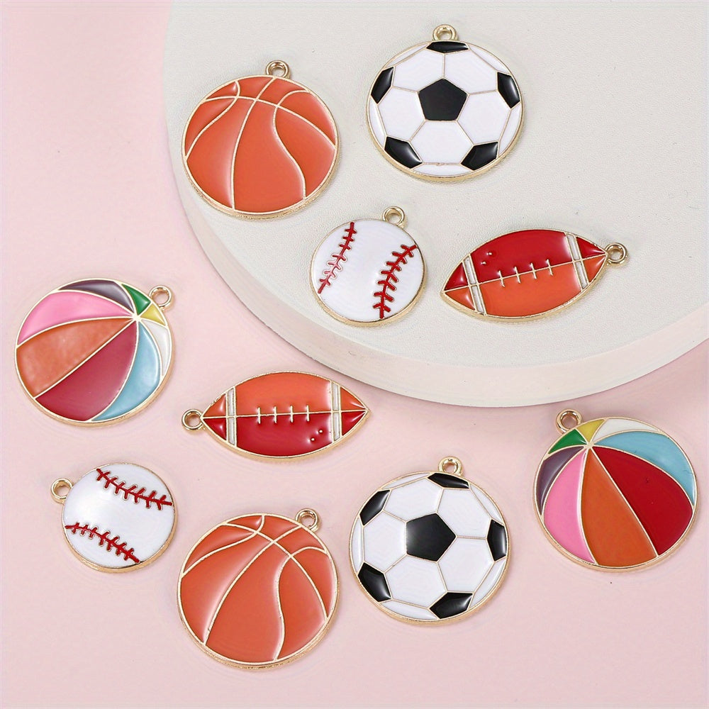 Sport Ball Pendant Beads