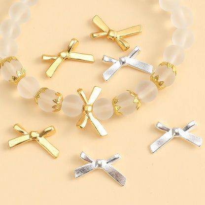 20pcs 12x20mm Bowknot Metal Pendants