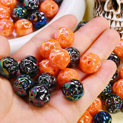 15mm Halloween Acrylic Yarn Ball Beads