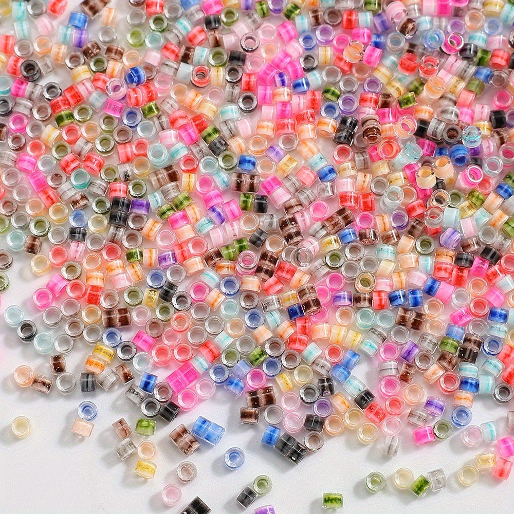 Christmas Mix Acrylic Spacer Beads
