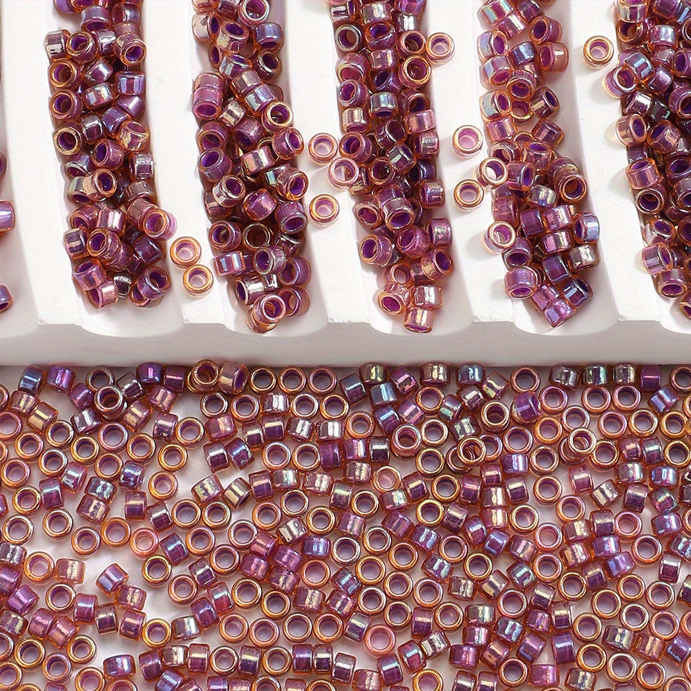 2.5mm Antique Golden Glass Rice Beads