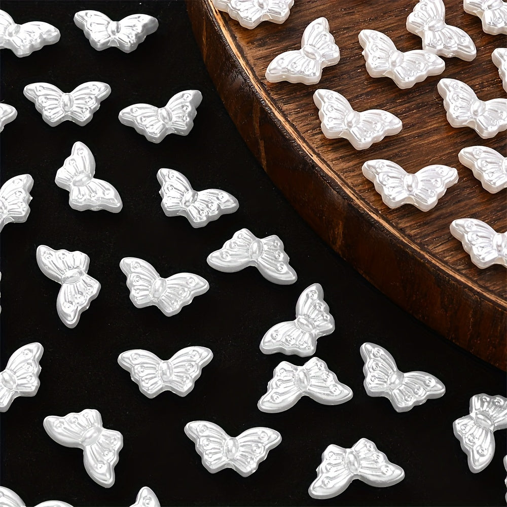 White Black Mixed Acrylic Round Spacer Beads