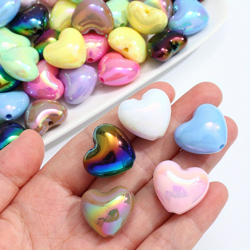 19×22mm Big Heart Acrylic Beads