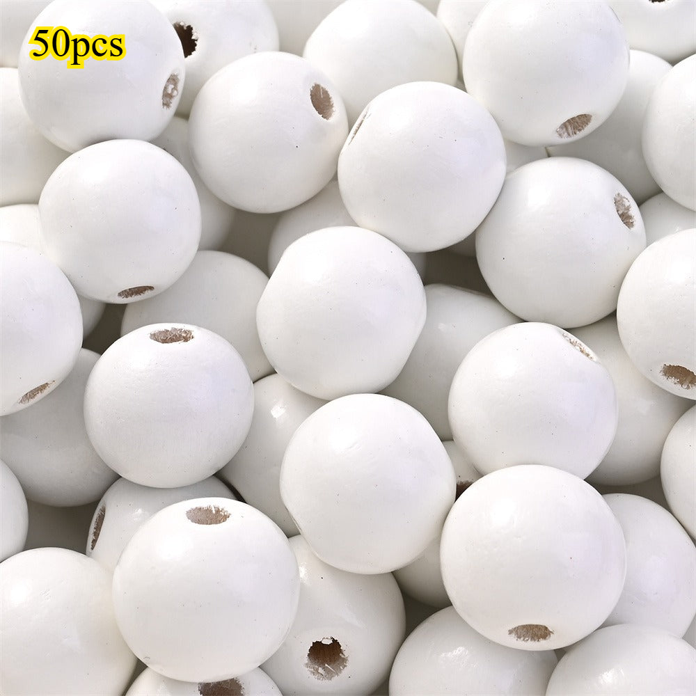 Marine-Themed Wooden Beads
