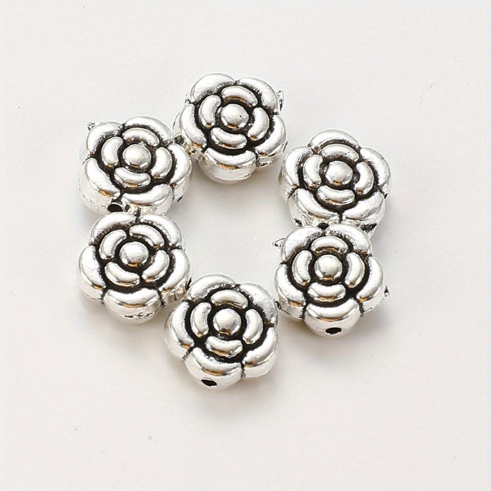 Sparkling Acrylic Snowflake Beads
