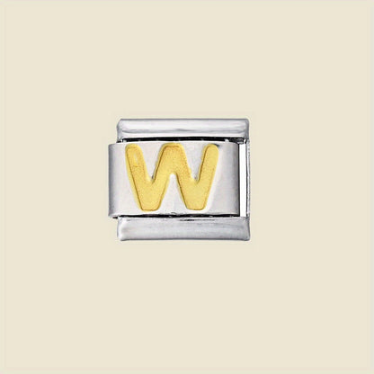 1pc 9x10mm A-Z Letter Link Module Bead