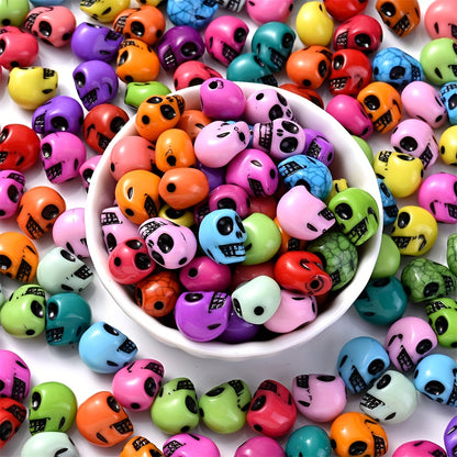 Multicolor Matte Double Layer Star Acrylic Spacer Beads