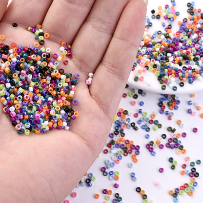100g/bag 3mm Antique Finish Glass Seed Beads