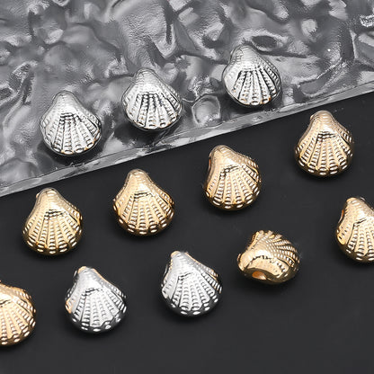 30pcs/set 11x12mm CCB Plastic Shell Beads