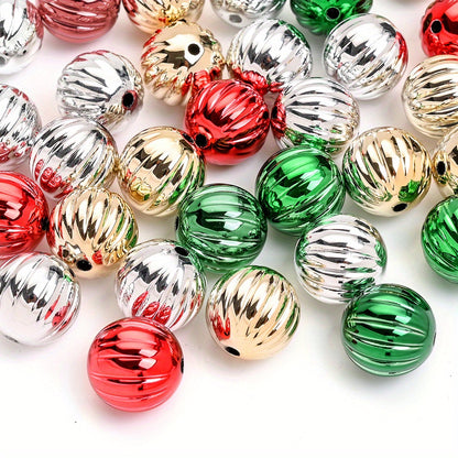 16mm Christmas Pumpkin Acrylic Beads