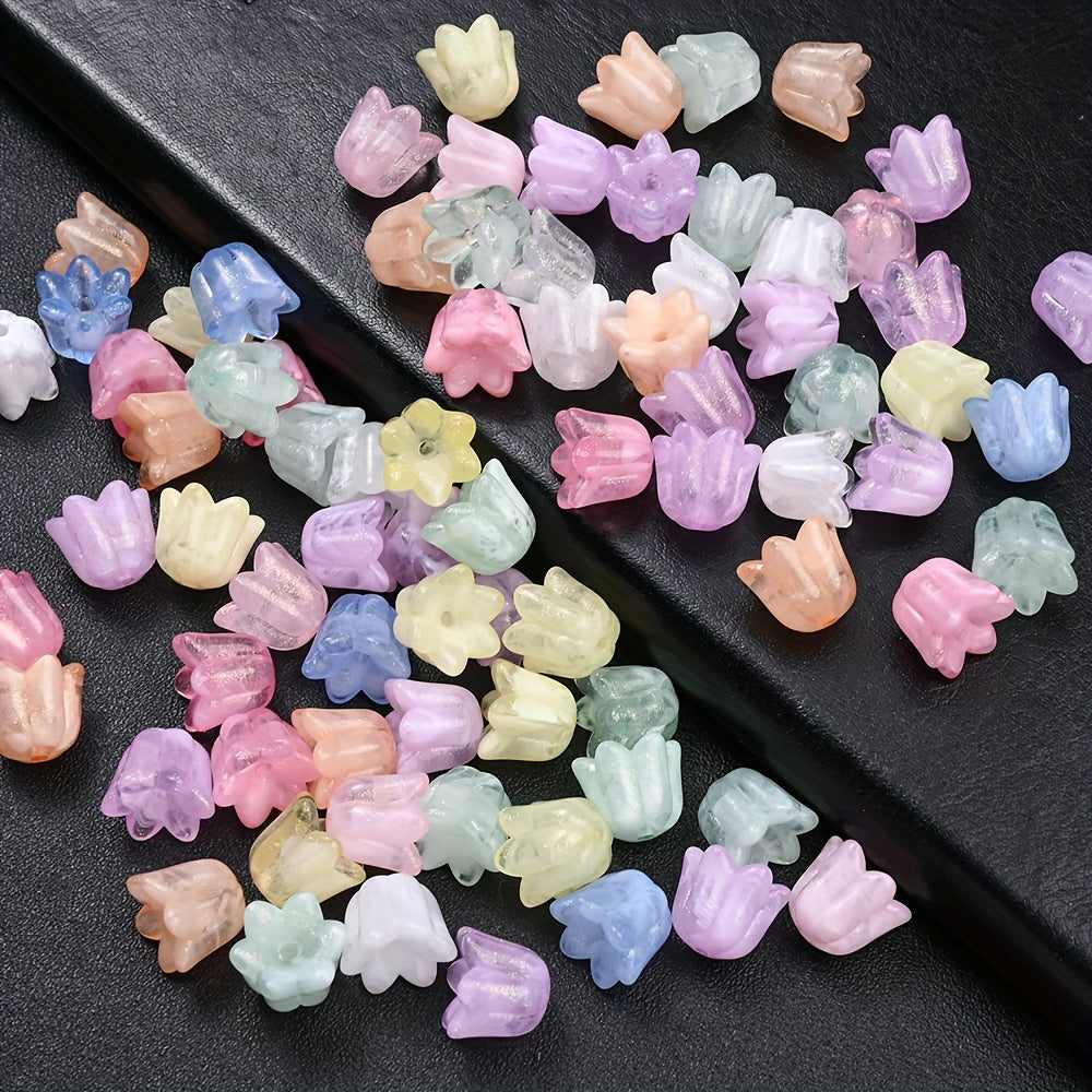 10-Piece Assorted Color Rhinestone Spacer Loose Beads