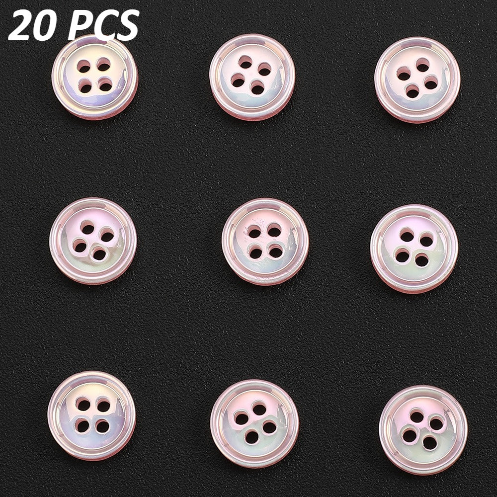 11mm Resin AB Button Beads