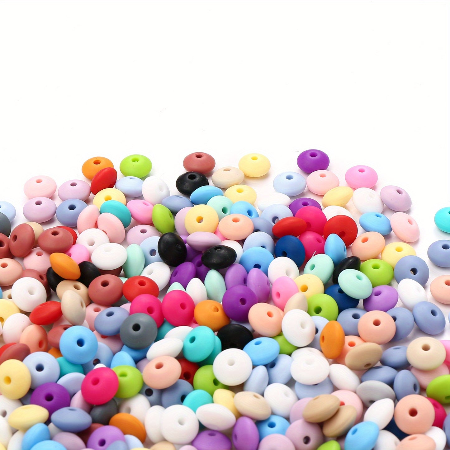 Colorful Acrylic Round Spacer Beads