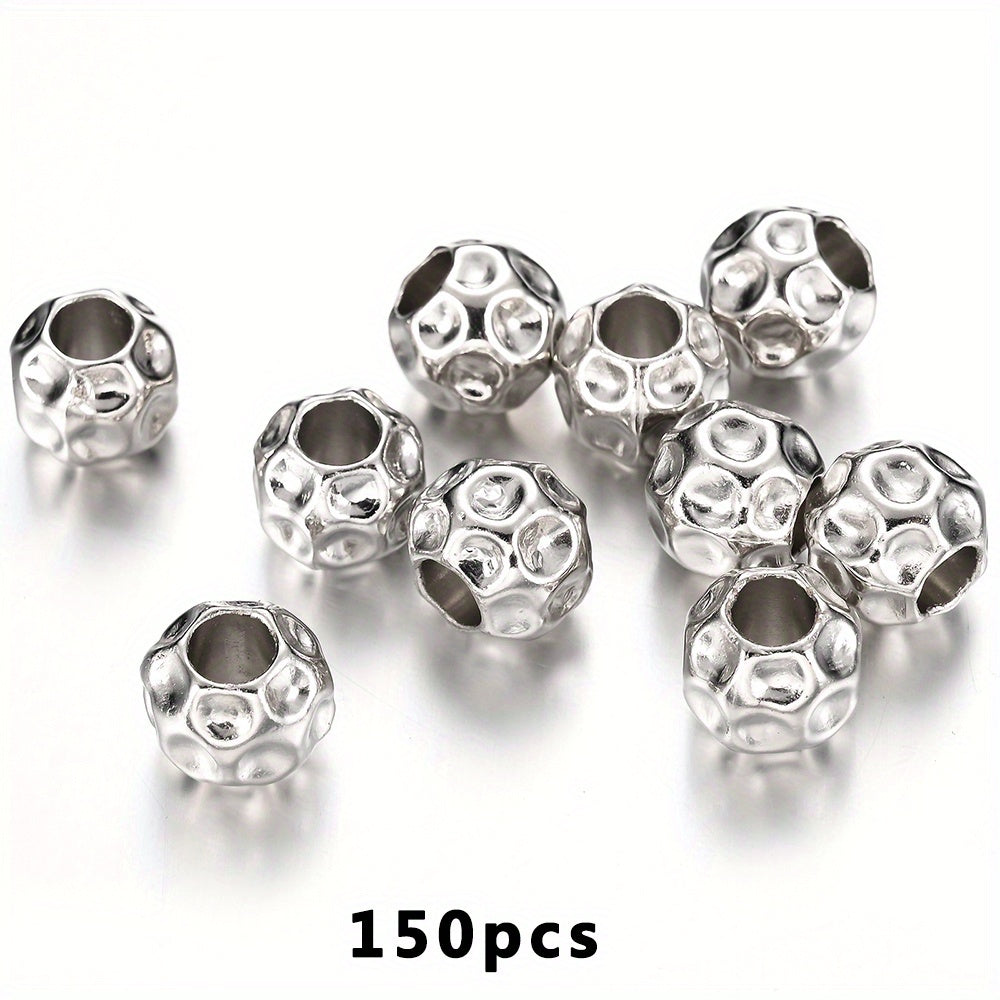 CCB Plastic Round Big Hole Beads