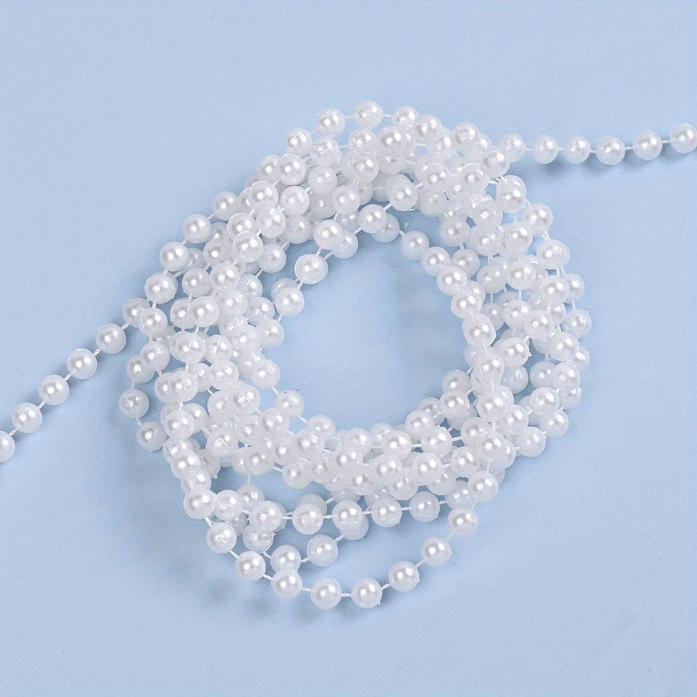 Ivory White Imitation Pearl Round Beads