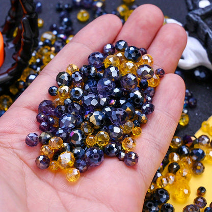 Halloween Faceted Transparent Acrylic Beads