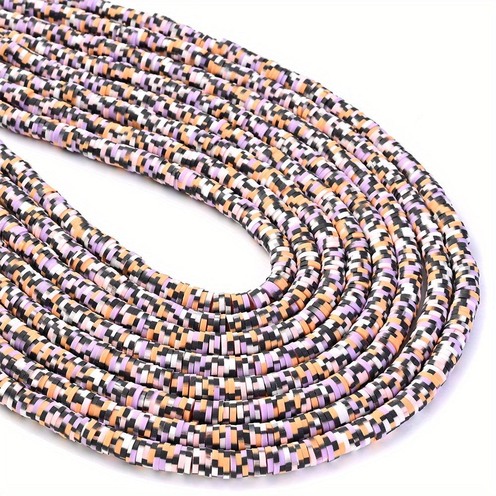 6mm Halloween Clay Slice Beads