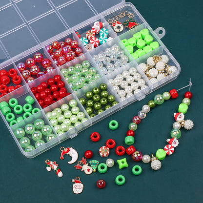 15-Grid Christmas DIY Jewelry Making Kit