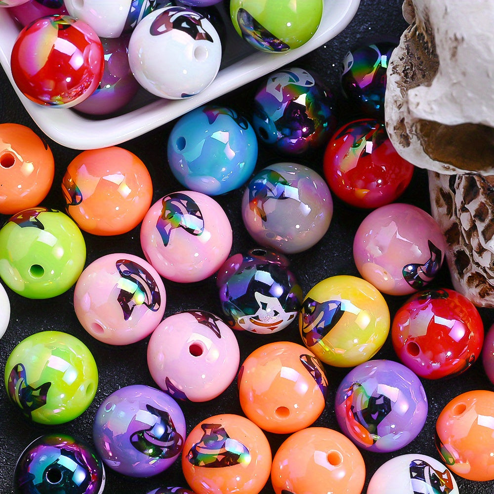 16mm Halloween AB Color Acrylic Beads