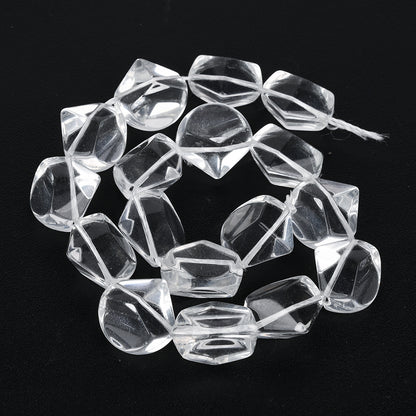 11x16mm Artificial Crystal Diamond Beads