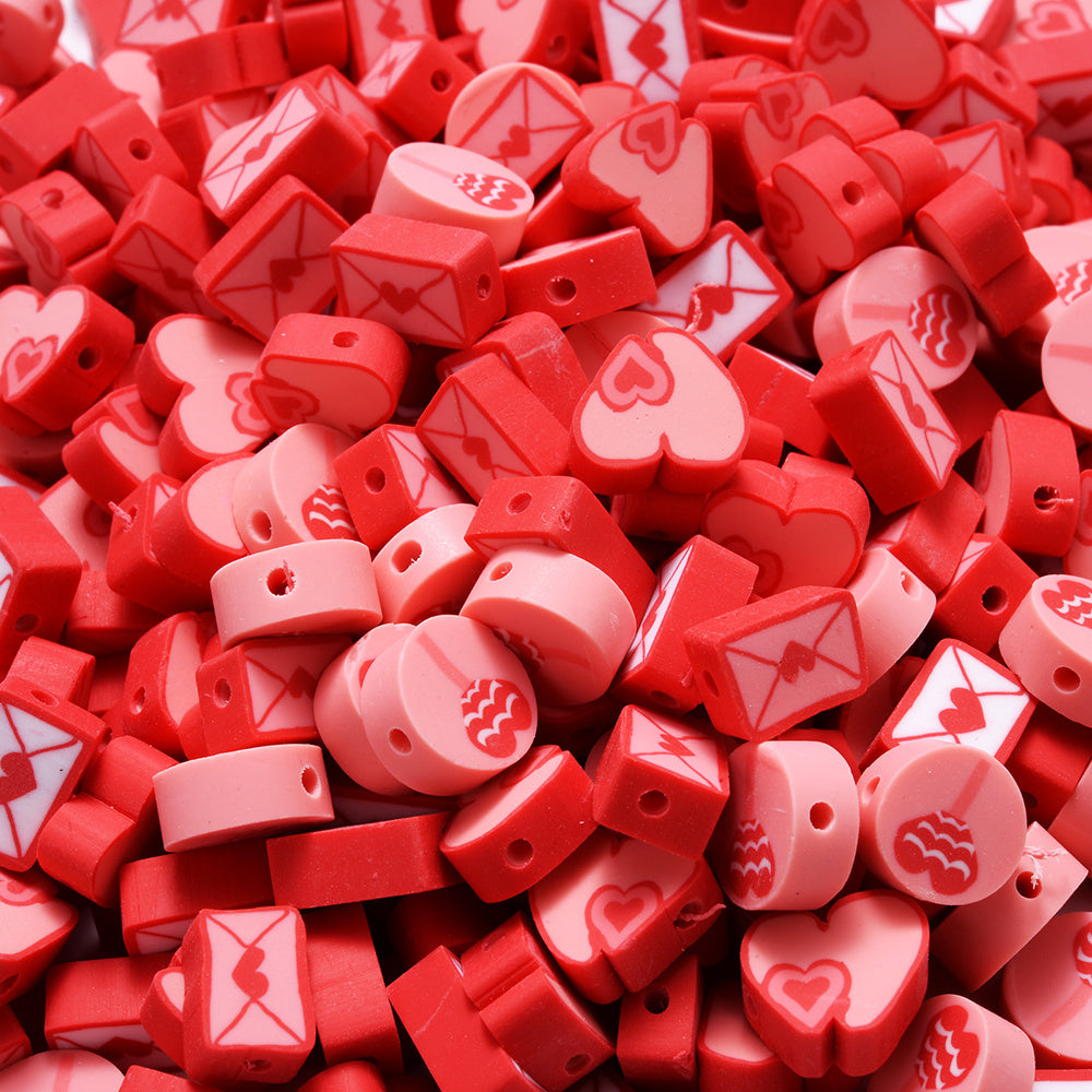 Mix Shiny Faceted Oval Acrylic Spacer Beads