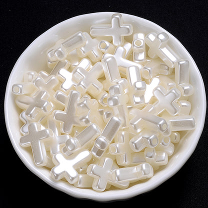 Shiny Plastic Heart CCB Spacer Beads