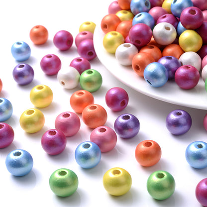 8mm Mix Evil Eye Flat Round Turkish Eye Resin Spacer Beads