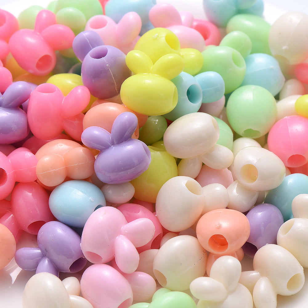 Candy Acrylic AB Spacer Beads