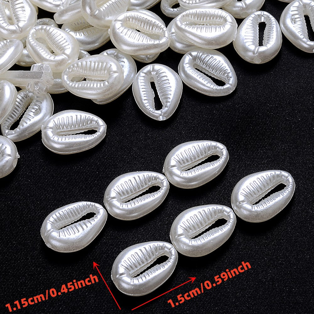 Imitation Pearl Shell ABS Beads