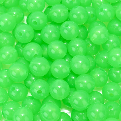 Cute Heart Acrylic Matte Spacer Beads