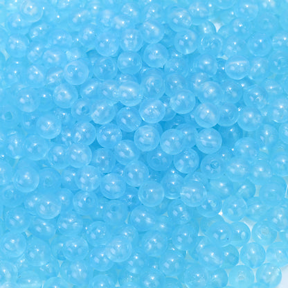 Cute Heart Acrylic Matte Spacer Beads
